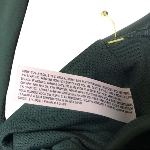 All in Motion Soft Stretch Green Bodysuit Unitard — XS - Picture 9 of 12